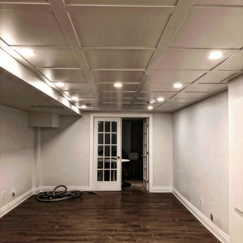 Living Room Pot Lights Installation